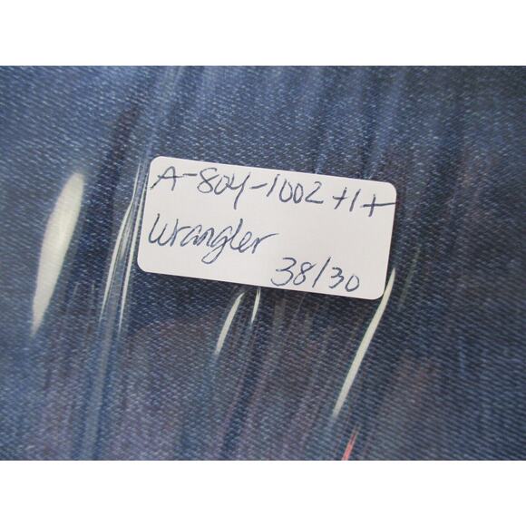 Wrangler Jeans Mens 38x30 Red Vintage Straight Blue Stretch Dark Western Cowboy - Picture 10 of 10